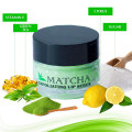 Traitement hydratant OEM/ODM Gommage pour les lèvres au sucre matcha et thé vert exfoliant